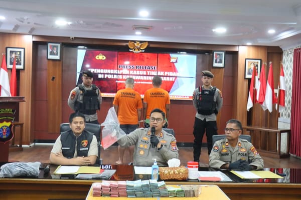 Pembobol Brankas JNT di Kobar Diringkus Polisi, Sempat Kabur Usai Gasak Uang Kantor