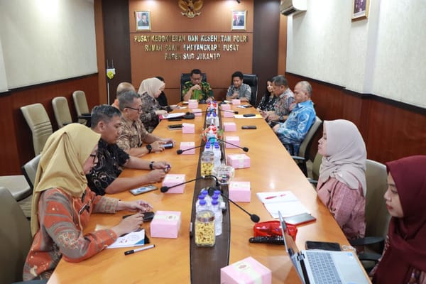 Perkuat Kerja Sama Kesehatan, RS Bhayangkara TK. I Pusdokkes Polri Disambangi Kedubes Inggris