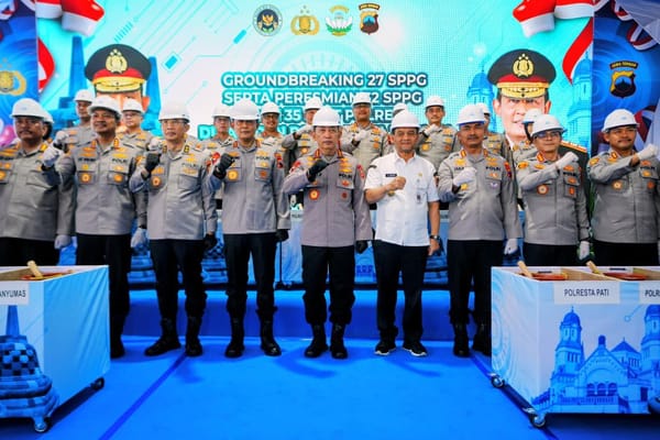 Polri Perkuat Program MBG, Kapolri Resmikan Puluhan SPPG di Jawa Tengah