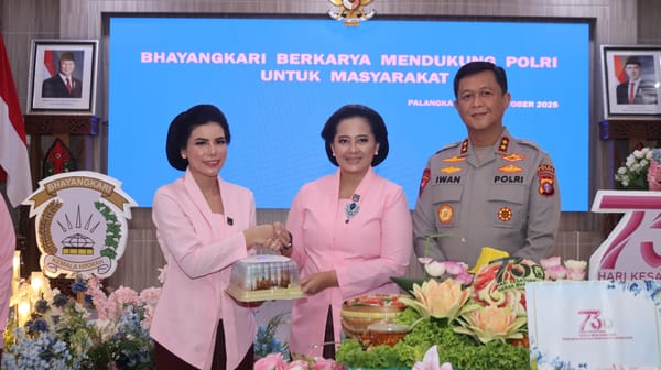 Polda Kalteng Gelar Syukuran dan Salurkan Bantuan Pendidikan di Peringatan HKGB Ke-73