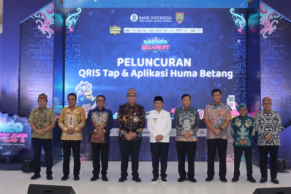 Dukung Kemajuan Digitalisasi Ekonomi dan Kreatifitas Daerah, Kapolda Kalteng Hadiri Peluncuran QRIS Tap dan Aplikasi Huma Betang Borneo