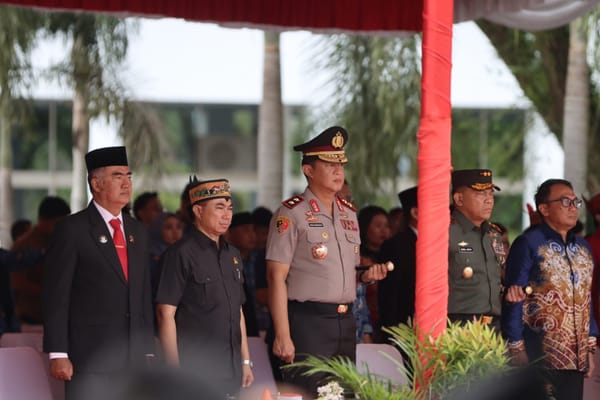 Peringati Sumpah Pemuda ke-97, Kapolda Kalteng Ikuti Upacara di Kantor Gubernur