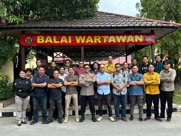 Polda Kalteng Gelar Ngopi Bareng Insan Pers Jelang HUT ke-74 Humas Polri