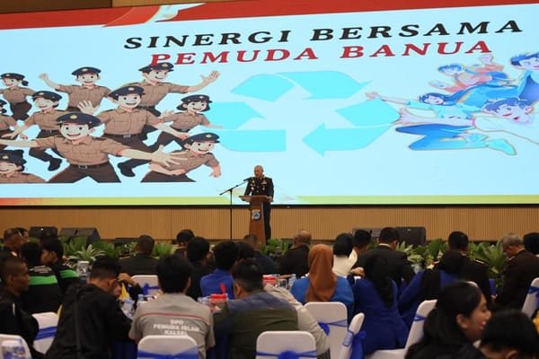 Jaga Harkamtibmas dan Ketahanan Pangan, Pemuda Banua Bersinergi dengan Polda Kalsel