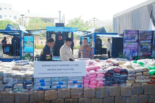214,84 Ton Narkoba Dimusnahkan Polri, Kapolri Sebut Langkah Strategis Tindak Lanjut Asta Cita