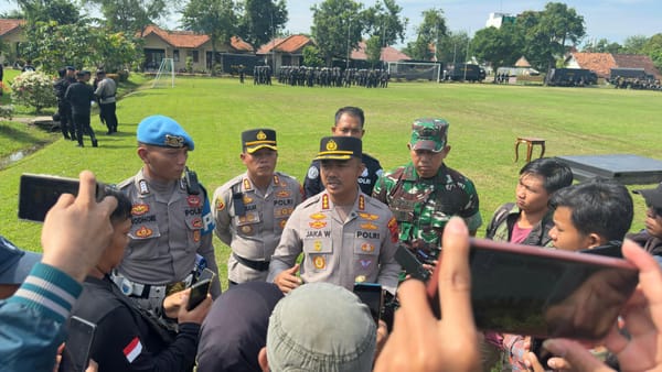 Ribuan Aparat Siaga Amankan Sidang Paripurna Hak Angket DPRD Pati