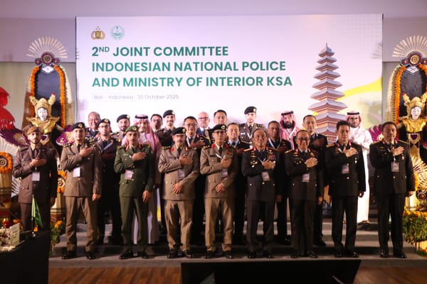 Waka Polri Tanda Tangani MOU Polri–Arab Saudi dalam Pembukaan JCC dan MOI