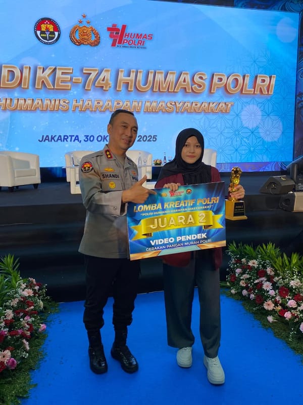 Polda Kalteng Raih Juara Lomba Konten Kreatif HUT ke-74 Humas Polri