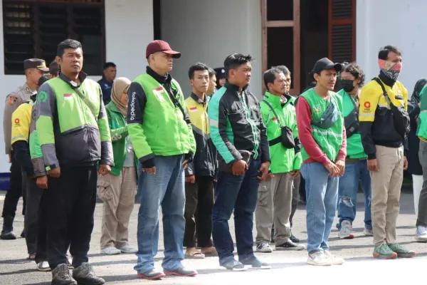 Apel Kamtibmas Bersama Ojol, Wujud Sinergi Polisi dan Pengemudi Ojek Online