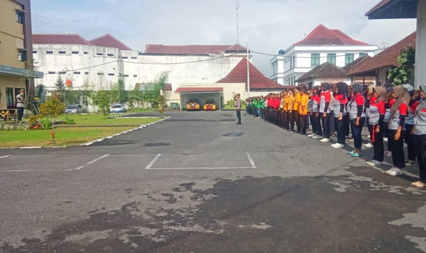 Polres Magelang Kota Ajak Komunitas Ojol dan Pekerja Ikuti Apel Kamtibmas