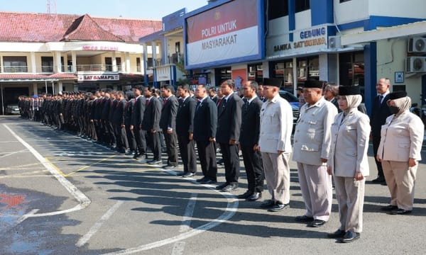 Kapolresta Cilacap Ingatkan Anggota untuk Jaga dan Amalkan Nilai Pancasila