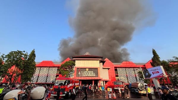 Pedagang Alami Kerugian Rp 81,5 M Akibat Kebakaran Pasar Wonogiri