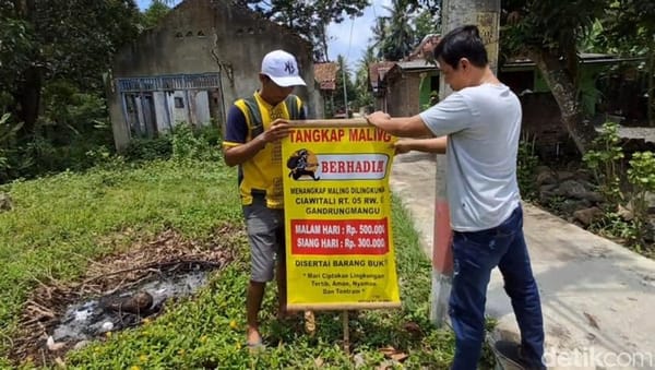 Polisi Tanggapi Aksi Warga Gandrungmangu Cilacap yang Gelar Sayembara Tangkap Maling