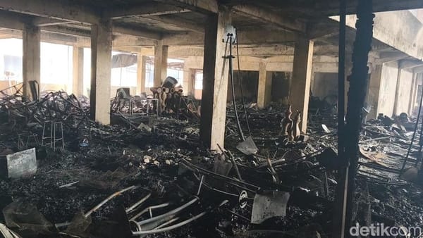 Labfor Polda Jateng Turun Tangan Selidiki Penyebab Kebakaran di Pasar Wonogiri