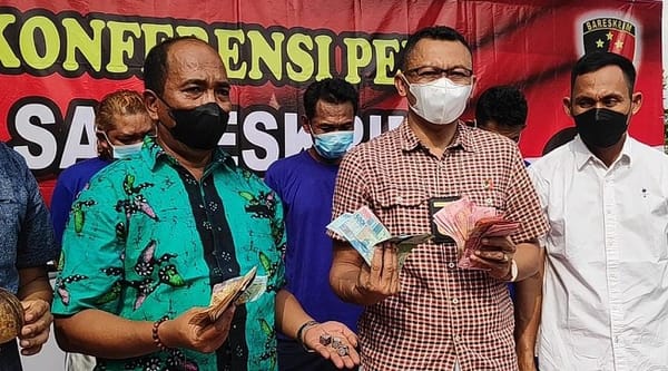 Satreskrim Polres Rembang Tangkap Tiga Pelaku Judi Dadu