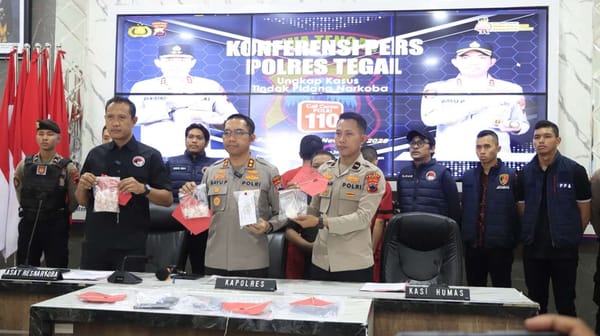 Polres Tegal Tangkap Pengedar Narkoba di Jalur Pantura