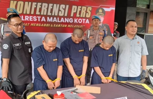 Berboncengan dari Surabaya, Dua Pencuri Motor Berburu Sasaran di Malang