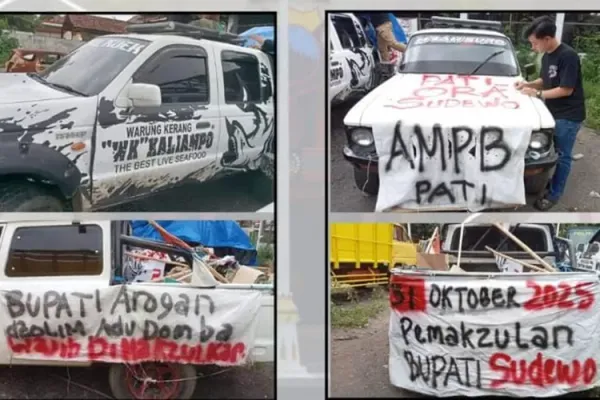 Polresta Pati Tetapkan Dua Tersangka Kasus Blokade Jalan saat Hak Angket Bupati