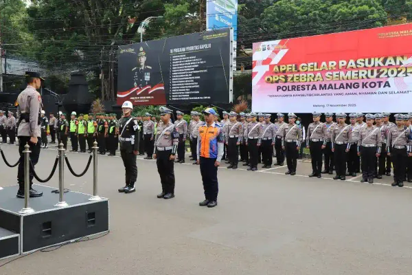 Polresta Malang Kota Intensifkan ETLE dan Bodycam untuk Transparansi Operasi Zebra Semeru 2025