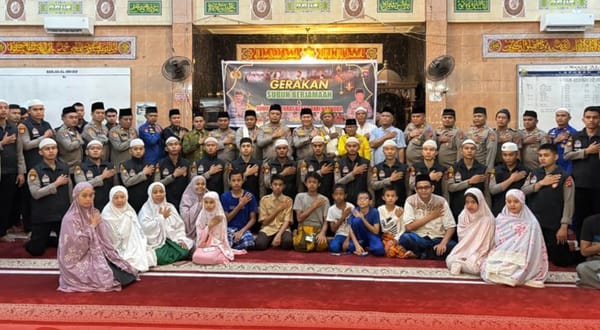 Waka Polda Sumbar Turun Subuh! Brigjen Pol Solihin Hadiri GSB di Masjid Al Irsyad Padang