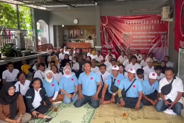 Dukung Pemerintahan Baru, Projo Solo Raya Minta Publik Saring Informasi dan Hindari Provokasi