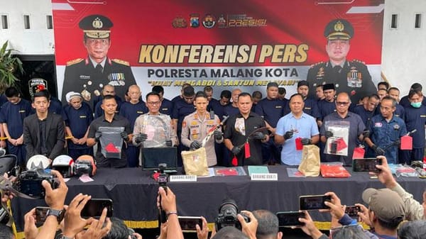 12 Hari Operasi Sikat Semeru 2025 di Malang, Polisi Ungkap 44 Kasus dan Ringkus 51 Tersangka