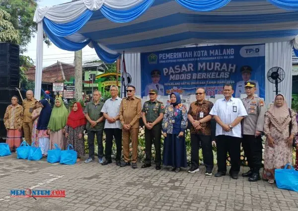 Tekan Harga Jelang Nataru, Pemkot Malang Gelar Pasar Murah Mbois Berkelas