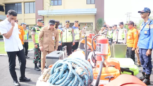 Antisipasi Cuaca Ekstrem, Wali Kota Magelang Damar Prasetyono Cek Kesiapan Personel dan Peralatan