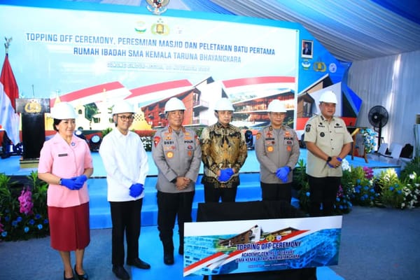 Polri Resmikan Tahap Akhir Pembangunan SMA Kemala Taruna Bhayangkara untuk Wujudkan Sekolah Berkarakter