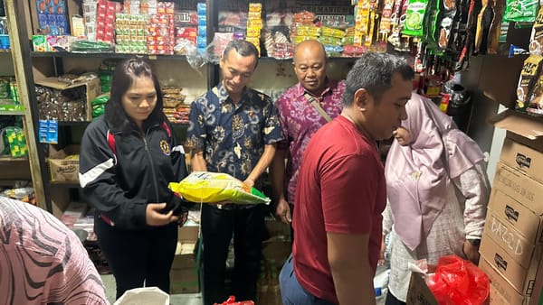 Satgas Pangan Polda Bali dan gabungan Gelar Sidak Pasar, Harga Bahan Pokok Masih Stabil