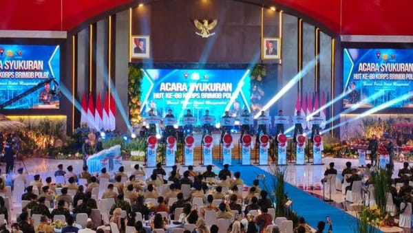 Kapolri Hadiri Syukuran HUT Ke-80 Korps Brimob Polri di Mako Brimob