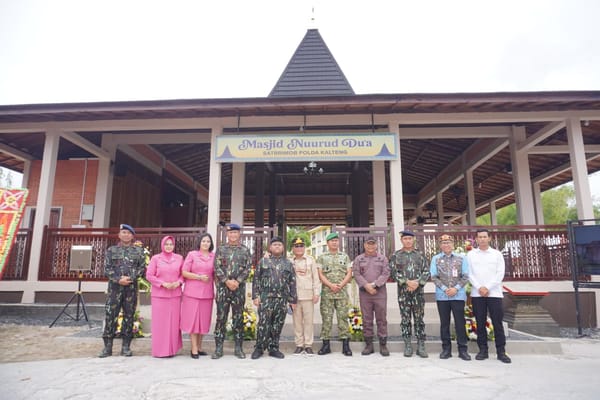 Kapolda Kalteng Resmikan Masjid Nuruddua di Mako Brimob pada Peringatan HUT Brimob ke-80