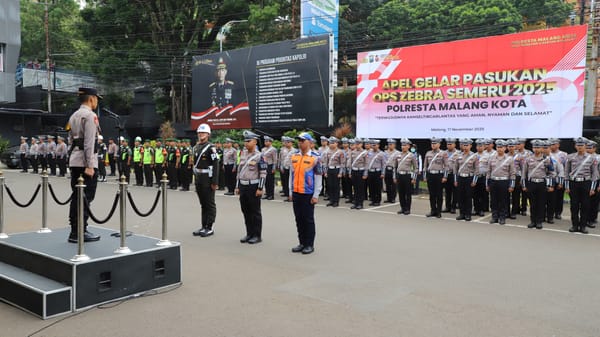 Polresta Malang Kota Fokus Edukasi dan Penindakan di Ops Zebra Semeru 2025