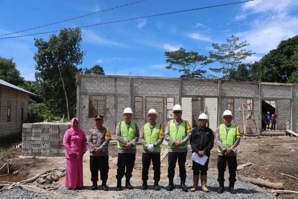 Perkuat Upaya Cegah Stunting, Wakapolda Kalteng Pantau Pembangunan SPPG di Pulang Pisau