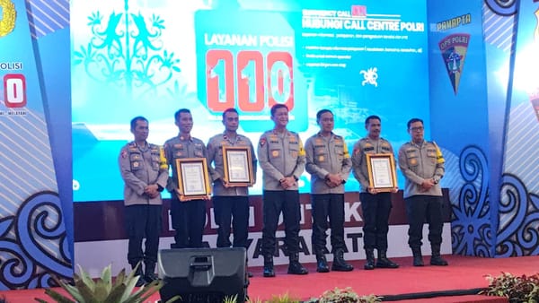 Kapolda Kalteng Sosialisasikan Layanan Call Center 110 di Duta Mall Palangka Raya