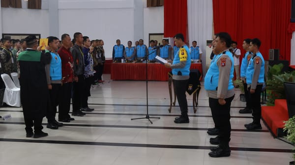 Polda Kalteng Kukuhkan Integritas Rekrutmen: 260 Peserta Ikuti Sumpah dan Pakta Integritas Bintara Brimob 2026