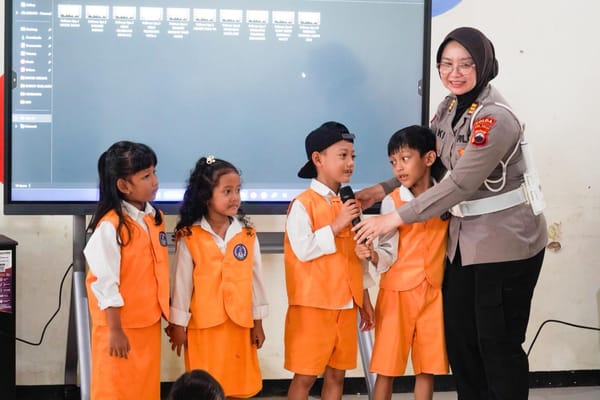 SALUD (Sadar Lalu Lintas Usia Dini) Sosialisasi Petugas Ops Zebra Candi 2025 Tanamkan pentingnya keselamatan dan kedisiplinan dalam Berlalu Lintas Sejak Dini