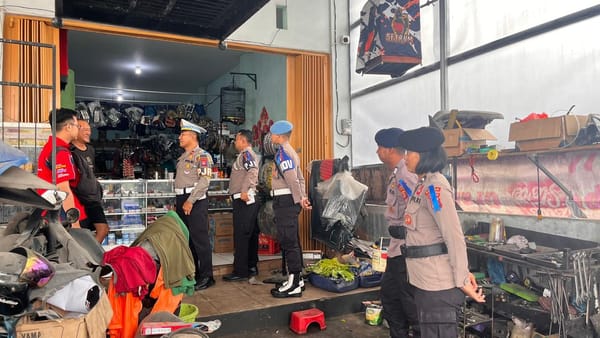 Sasar Bengkel Modifikasi, Polisi Ingatkan Bahaya Knalpot Brong Selama Ops Zebra Telabang