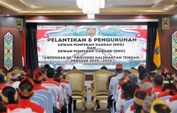Perkuat Sinergi, Wakapolda Kalteng Hadiri Pengukuhan DPD dan DPC Abpednas Se-Kalteng