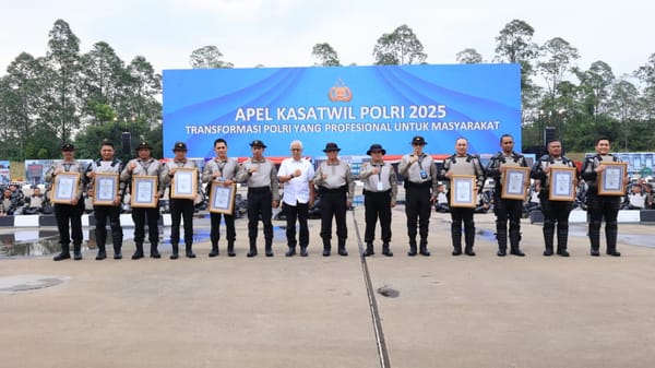Di Apel Kasatwil 2025, Polresta Malang Kota Masuk Deretan Polres Terbaik Nasional