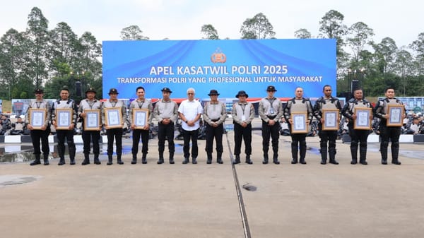 Polresta Malang Kota Masuk Daftar Polres Terbaik Nasional pada Apel Kasatwil 2025