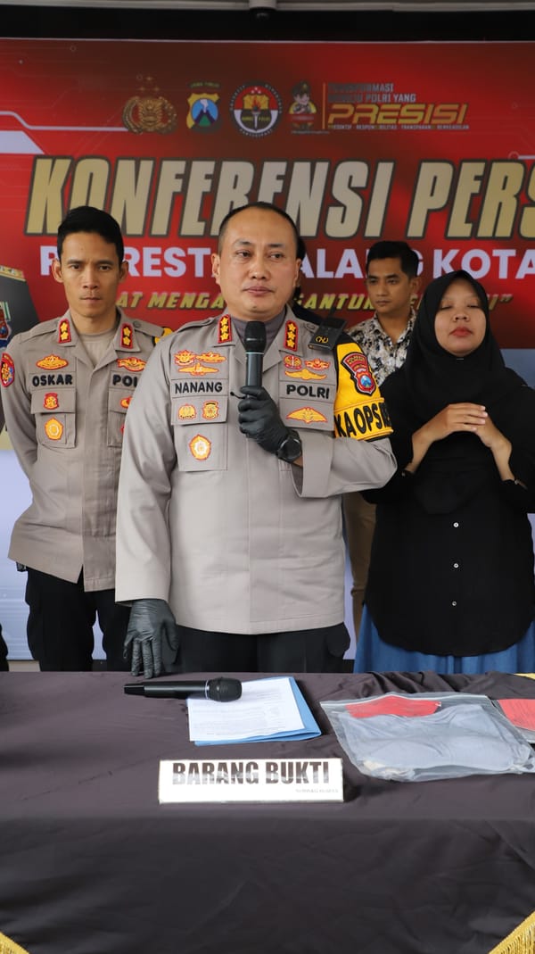 Polresta Malang Kota Gerak Kilat Tangani Kasus Penganiayaan DJ Wanita