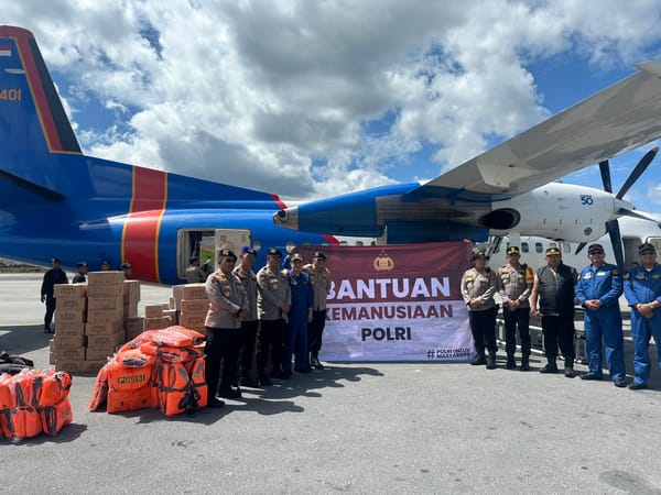 Bantuan Logistik Masuk ke Polda Sumut, Langsung Disalurkan ke Lokasi Bencana
