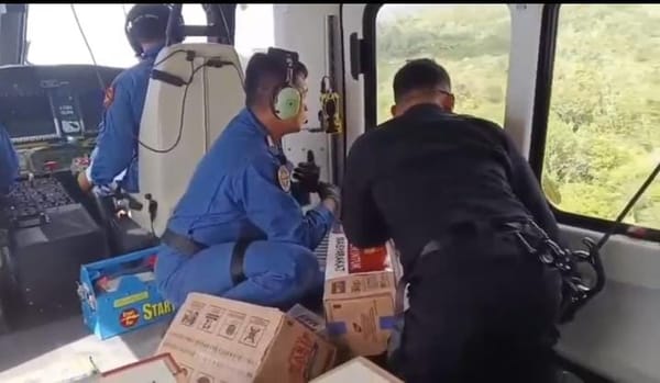 Polri Maksimalkan Airdrop untuk Salurkan Bantuan Banjir di Taput dan Tapteng