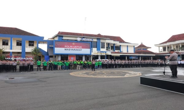 Kapolresta Cilacap Ajak Komunitas Ojol Bersinergi Jaga Kamtibmas dan Jadi Pelopor Keselamatan Lalin