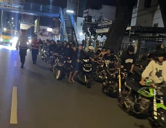 Polresta Malang Kota Gerebek Arena Balap Liar dan Amankan 111 Motor