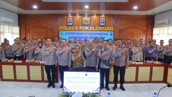 Tingkatkan Respons Bencana, Polda Jateng Latih Dua Polres di Pekalongan Gunakan Aplikasi DORS