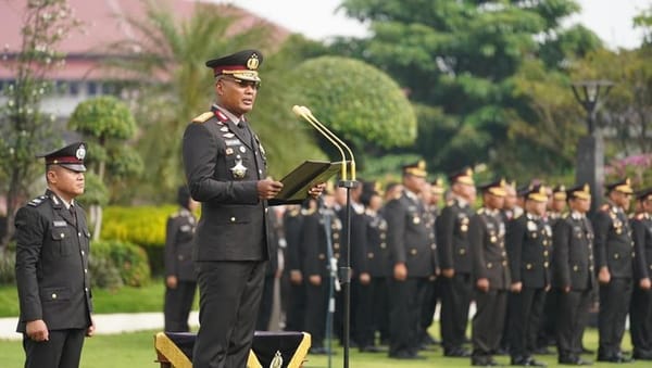 Polda Jateng Gelar Upacara Hari Pahlawan, Wakapolda Ajak Jaga Api Perjuangan