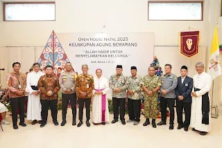 Polda Jateng dan Forkopimda Gelar Silaturahmi Natal, Perkuat Harmoni Kebangsaan