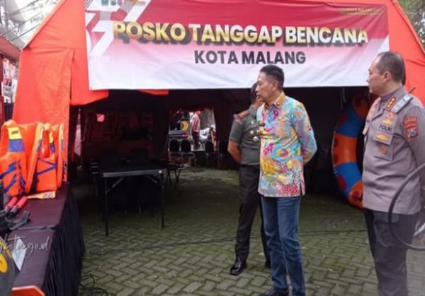 Antisipasi Banjir, Wali Kota Wahyu Hidayat Pantau Kesiapsiagaan Posko Tanggap Bencana